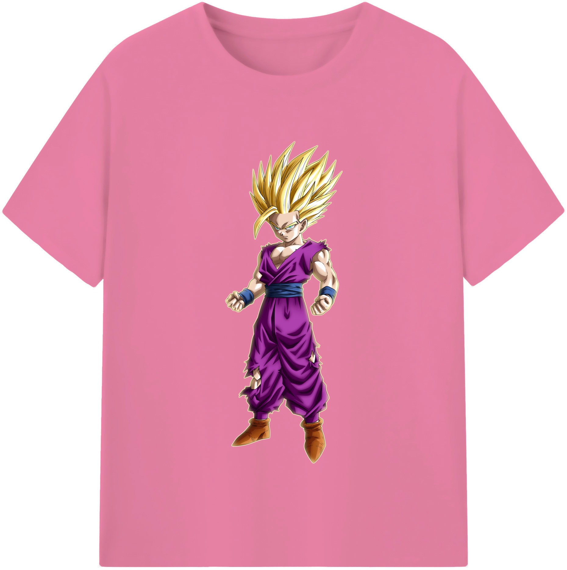 （画像用） ドラゴンボール 孫 悟飯（そんごはん）DRAGON BALL Son Gohan 綿100％半袖Tシャツ（フロントプリント）